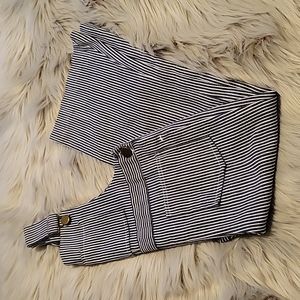 Health-tex Stantogs Permanently Pressed Vintage Railroad Striped Overalls Size 5